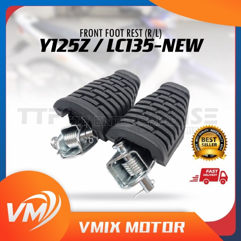 YAMAHA Y125Z / LC135-ใหม่ FOOT REST (R/L) FOOTREST 125 Y125 LC 135 LC135 V2 V3 V4 V5 V6