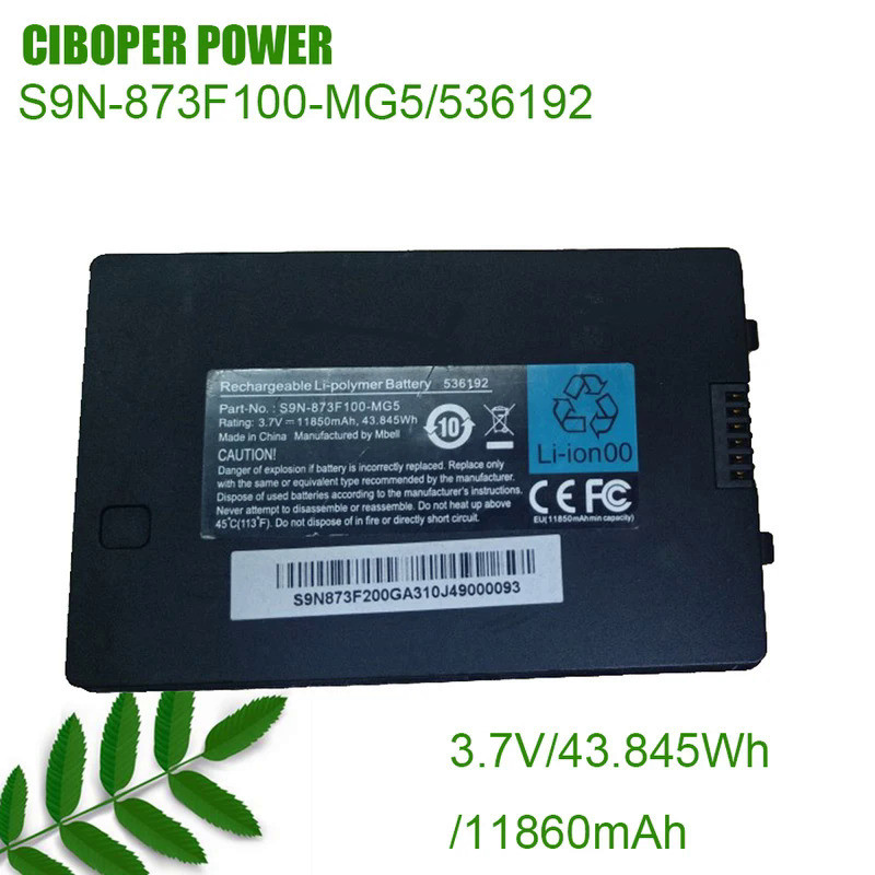 CP Laptop Battery 536192 / S9N-873F100-MG5 3.7V/11860mAh/43.845Wh For Tablet Test Equipment Battery 