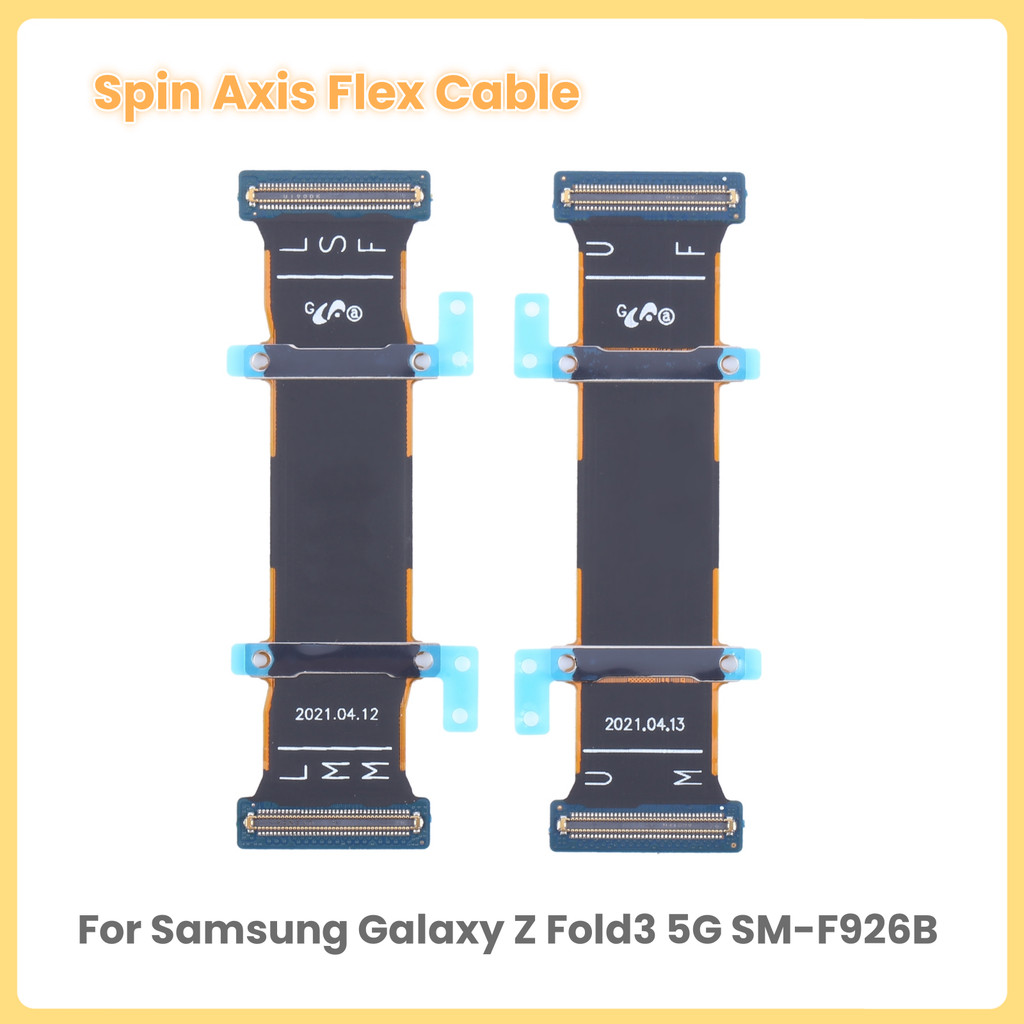 1 คู่ Spin Axis Flex Cable สําหรับ Samsung Galaxy Z Fold3 5G SM-F926B โทรศัพท์ Flex Cable Repair Rep