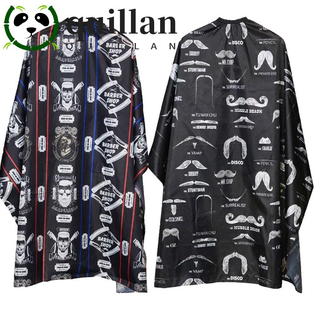 Quillan ผ้าคลุมตัดผม, ผ้ากันเปื้อน กันน้ํา ป้องกันไฟฟ้าสถิตย์, เครื่องมือจัดแต่งทรงผม รูปแบบมืออาชีพ ย้อมผม ร้านตัดผม ผ้ากันเปื้อนย้อนยุค