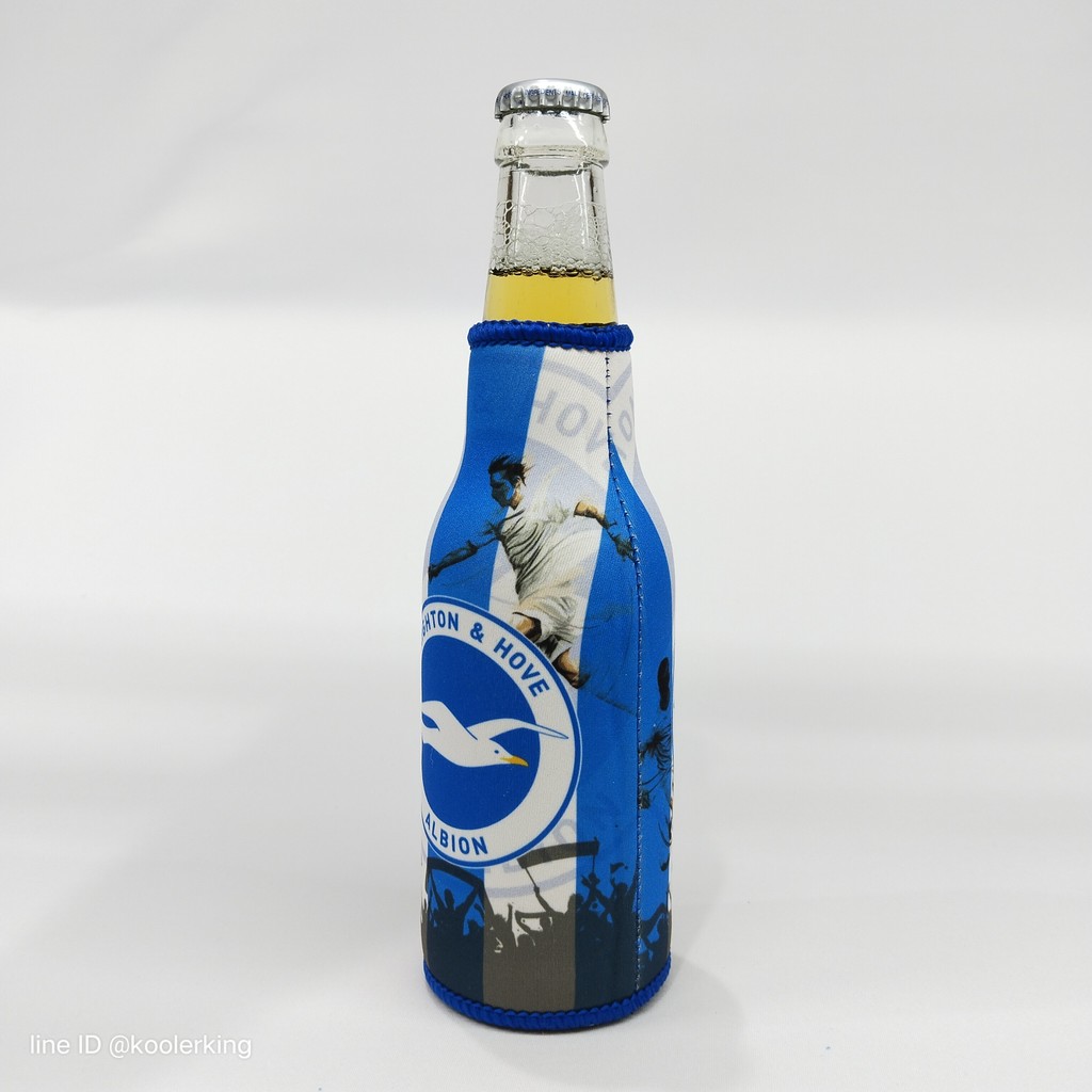 beer, Condom, cooler, holder, koozie Brighton & Hove Albion FC ปลอกหุ้มขวดเบียร์เก็บความเย็น