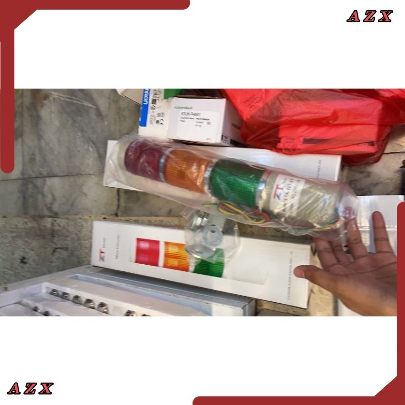 ￼LTA-205-3T 24V 3สี แดง/เหลือง/เขียว Red/Yellow/Green 3 Stack Tower Light ติดค้าง Maintain ทาวเวอร์ไ