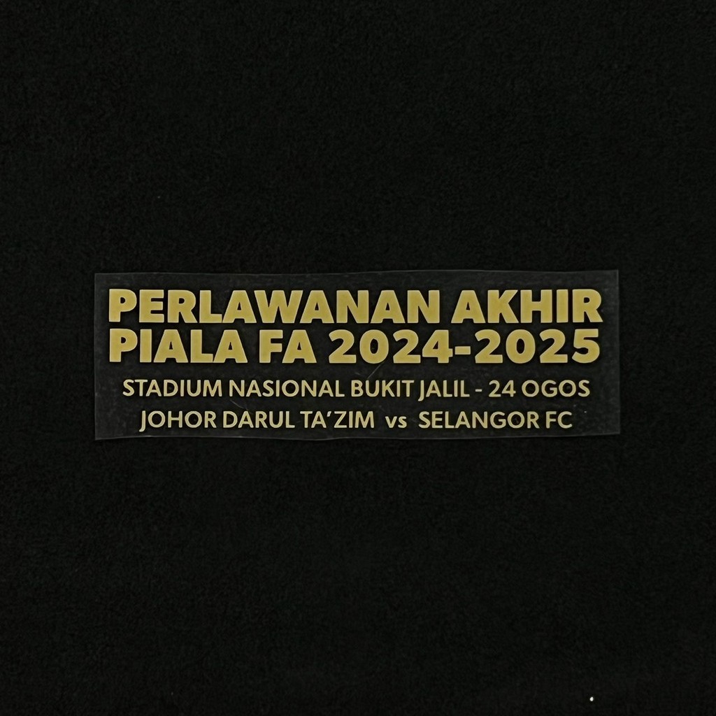 Official Perlawan Akiri Pala FA 2024-25 Johor Darul Takzim JDT Match รายละเอียด