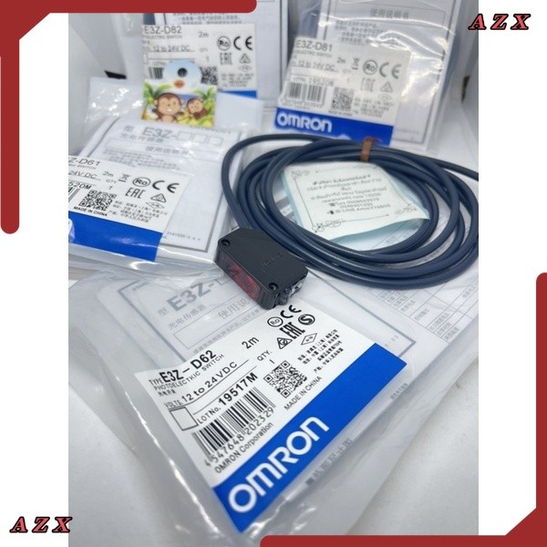 Omron Photoelectric Sensor E3Z-D61,E3Z-D62 E3Z-D81,E3Z-D82 ของแท้ พร้อมส่งที่ไทย ส่งทุกวัน
