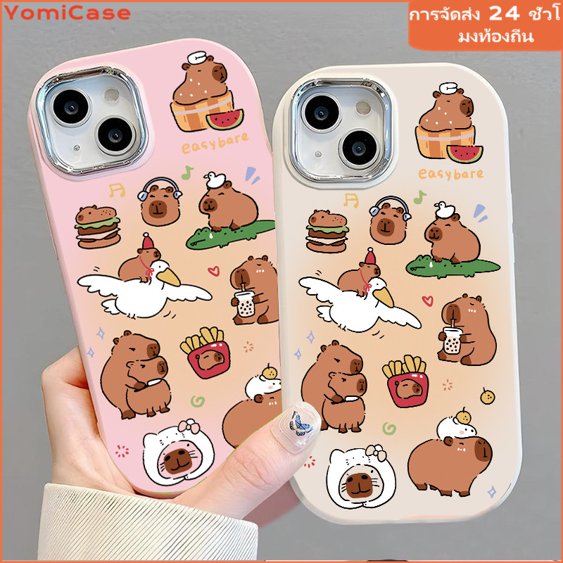 เคสนุ่มน่ารัก Capybara เคสซัมซุA05s A15 A10s A25 A11 A12 A13 A14 A50 A03 A54 SamsungA52 A31 A51 A71 A23 S21 S22 S23