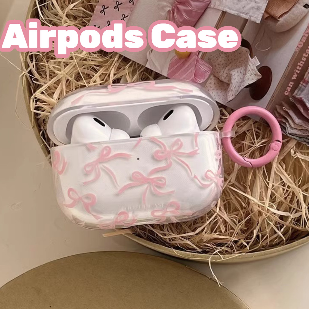Girly สีชมพู 3D หัวใจ Smiley จี้หูฟังสําหรับ Airpods 1/2/3/Pro Airpod 4 หูฟังไร้สายบลูทูธ Soft Tpu กรณีกันกระแทกชุดหูฟังฝาครอบป้องกัน