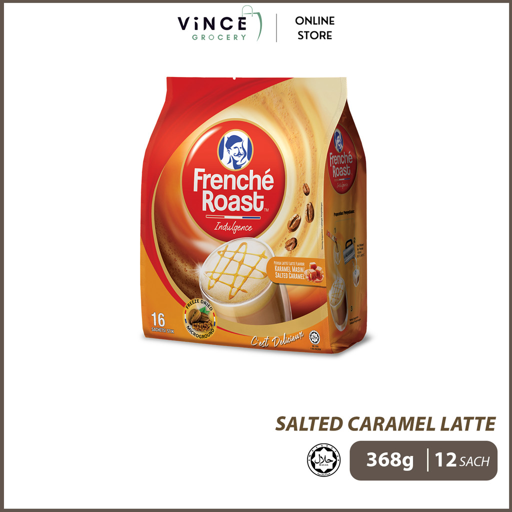 FRENCHE ROAST Indulgence ลาเต้คาราเมลเค็ม | 368G [16s x 23G]