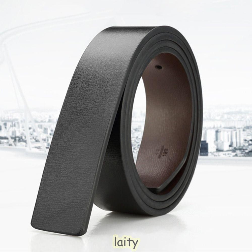 Laity เข็มขัดหนังแท้ Craft DIY Cowhide เปลี่ยน 3.3 ซม. พร้อมรู