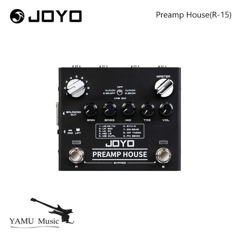 JOYO R-15 Preamp House ตู้จําลองกีตาร์เหยียบ R 15 Preamp House