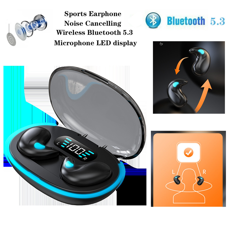 Jbl X55 Sleeping Earbuds หูฟังไร้สายขนาดเล็กสําหรับทํางาน TWS หูฟังบลูทูธชุดหูฟังสเตอริโอที่ซ่อนอยู่