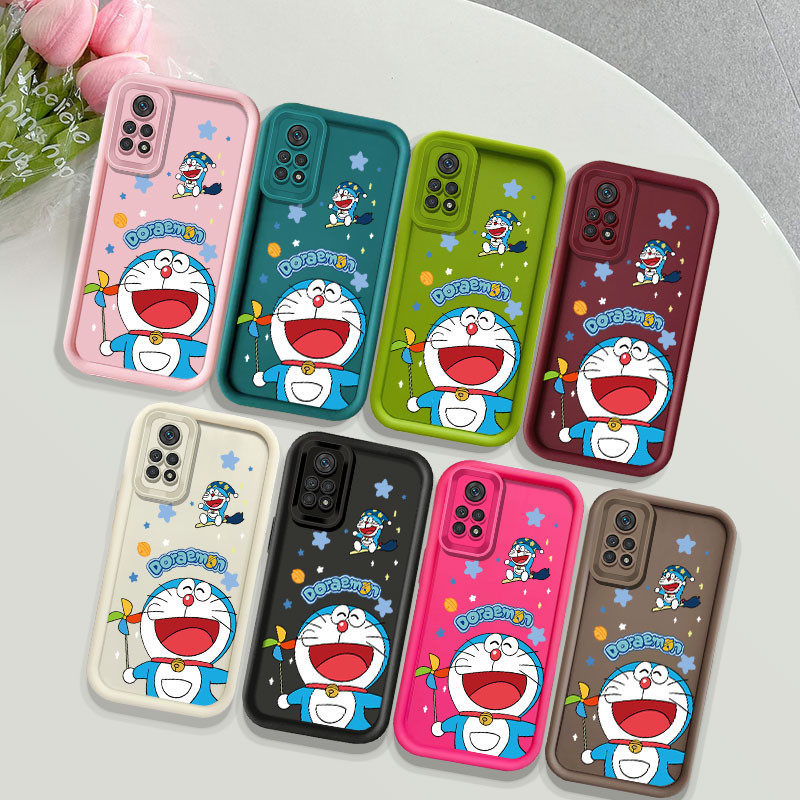Glad Doraem พร้อม guffaw เคสโทรศัพท์สําหรับ Redmi 10A 9A 9C 9T A1 A2 หมายเหตุ 9S หมายเหตุ 9 Pro POCO X3 X3 NFC ซิลิโคนอ่อนนุ่มสวมใส่กรณี