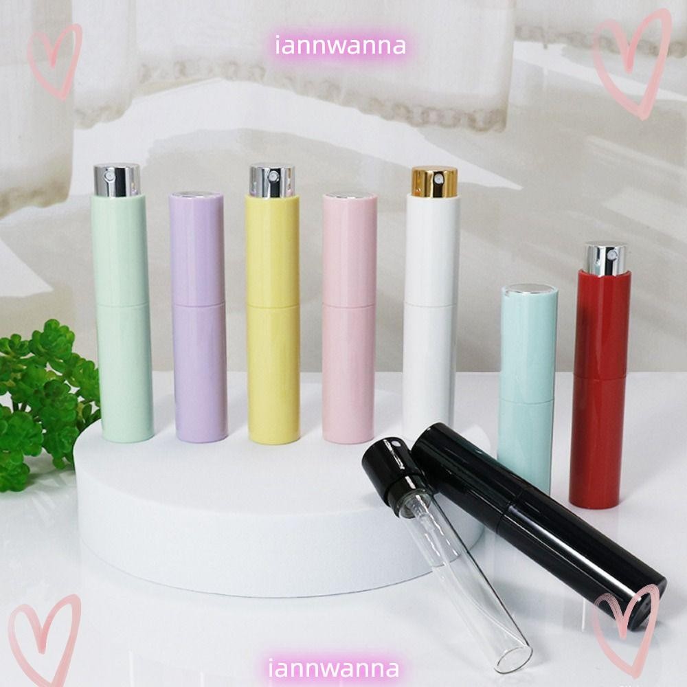 Iannwna ขวดน้ําหอมขนาดเล็ก, 10ml สเปรย์แบบพกพาหมุนขวด,สเปรย์ Atomizer ขวดน้ํามันหอมระเหยแอลกอฮอล์ Travel คอนเทนเนอร์เครื่องสําอางที่ว่างเปล่า