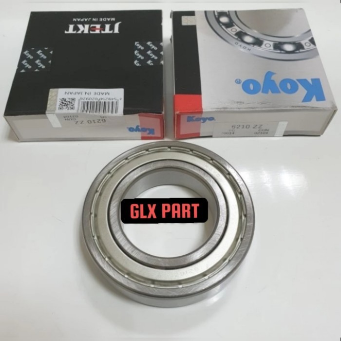 BEARING 6210 ZZ KOYO IRON CAP
มิติ ขนาด 50X90X12MM