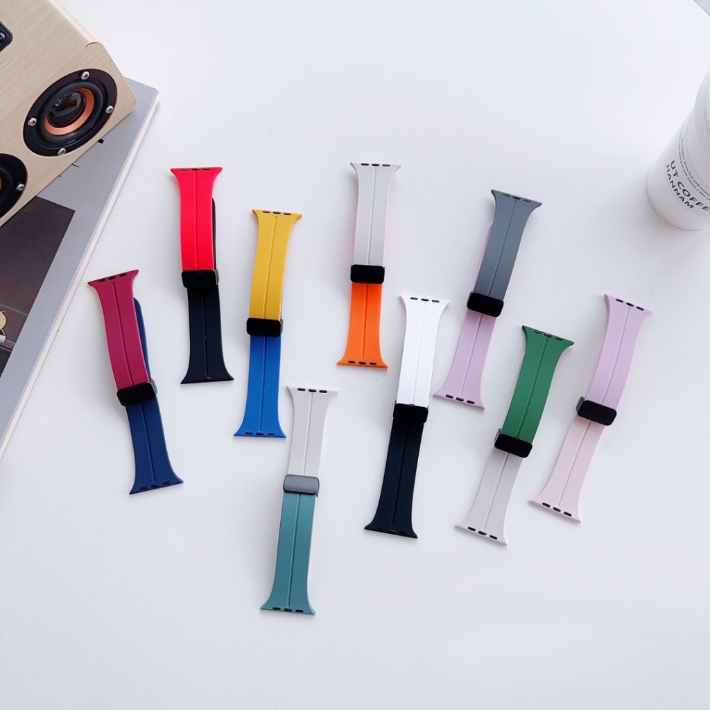 สําหรับ Redmi Watch 5 4 3 Active Redmi 5Lite การจับคู่สีพับสายรัดซิลิโคน Ins Creative All-in-one สร้อยข้อมือสายรัดข้อมือ