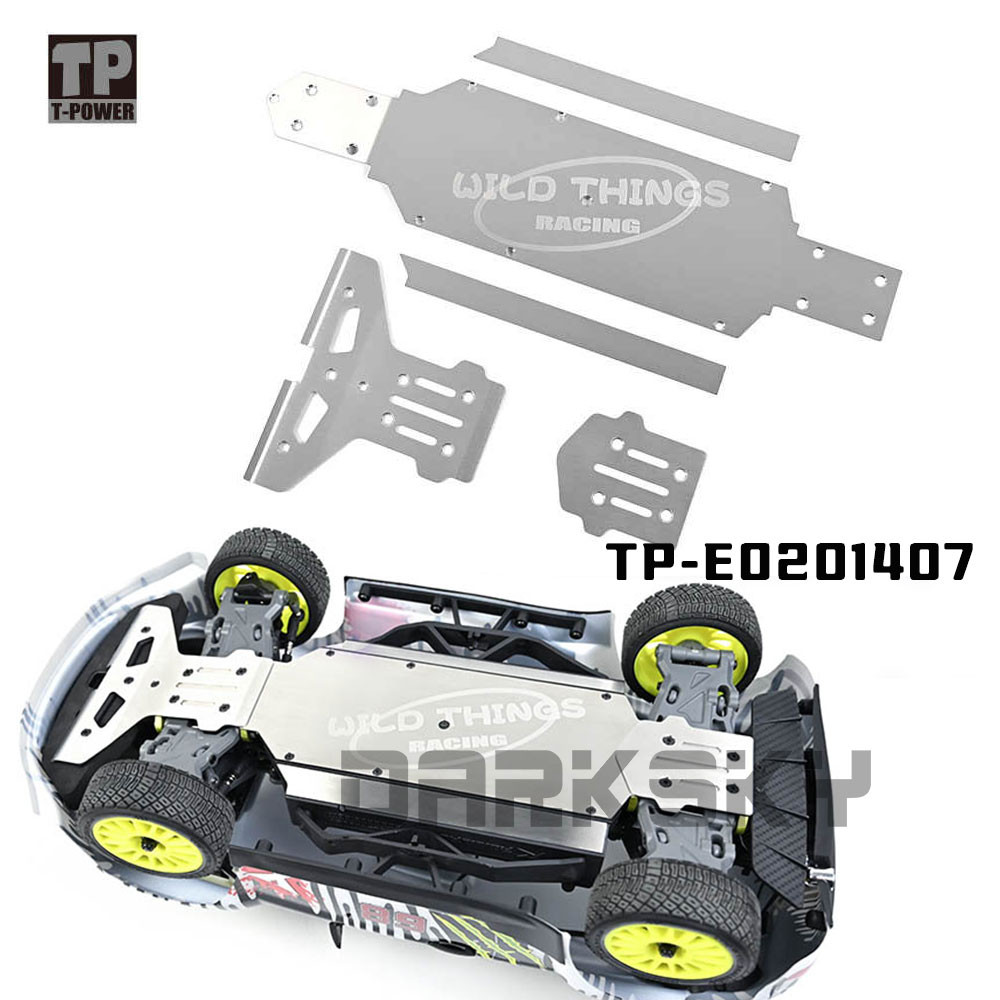 Ralaro XTS F10 1/10 Rally Armor Shield เกราะโลหะแชสซีเกราะการปรับเปลี่ยนอัพเกรด PO อุปกรณ์เสริม TP-E