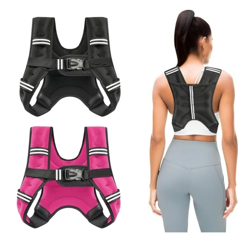 BTF Durability Weight Vest เสื้อกั๊กออกกําลังกายแบบปรับได้ เสื้อกั๊กเพิ่มน้ําหนักที่สะดวกสบาย