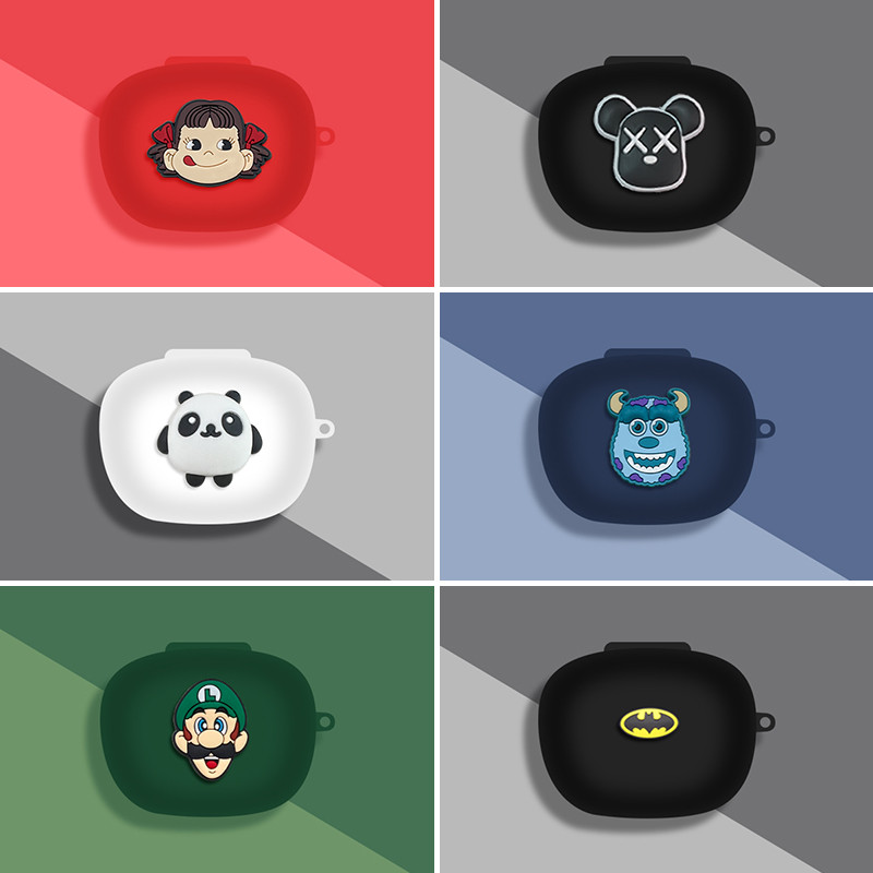 For EDIFIER Neobuds Pro3 Case Cute Strawberry Bear Cartoon Mario Creative Silicone Soft Case Suitabl