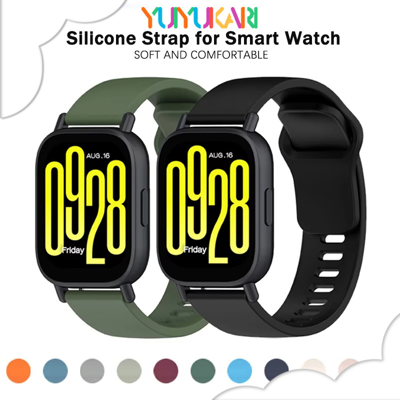 สายยาง 22 มม. สำหรับ for Redmi Watch 5 Active/Mi Watch 5 Lite/Huawei GT 5 4 3/Samsung/Amazfit/Garmin/Aolon/Itel