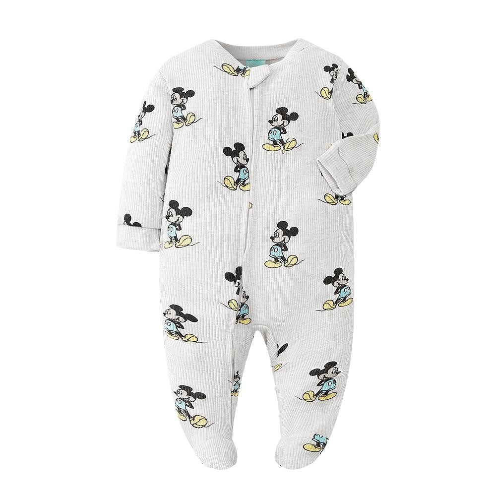 ชุดนอน Sleep and Play PJs สำหรับทารกแรกเกิด แบบ.Zipper Jumpsuit ทำจากคอตตอน