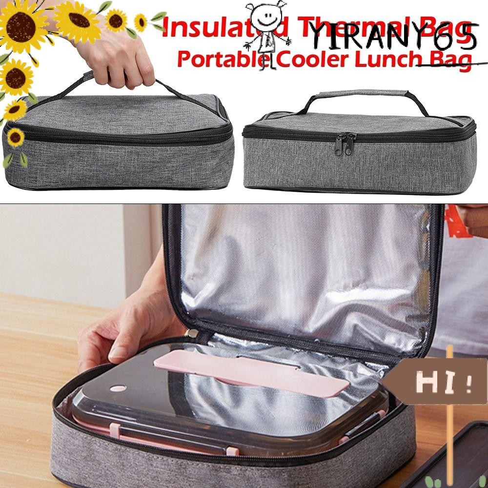 YIRAN กระเป๋าเก็บความร้อนฉนวนสําหรับเด็กปิคนิคสําหรับเดินทางอาหารเช้า