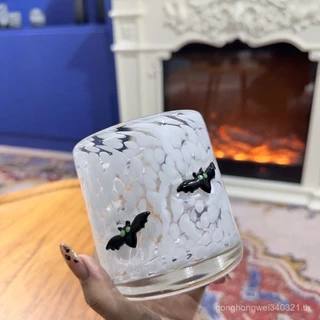 Breeze Cup. Christmas Cup Slight Defects Niche Ins Water Cup Household Glass Cartoon Wine Glass High Value Foreign Trade Brushed Water Cup Under Christmas Cup, Instagram Glass Cup,