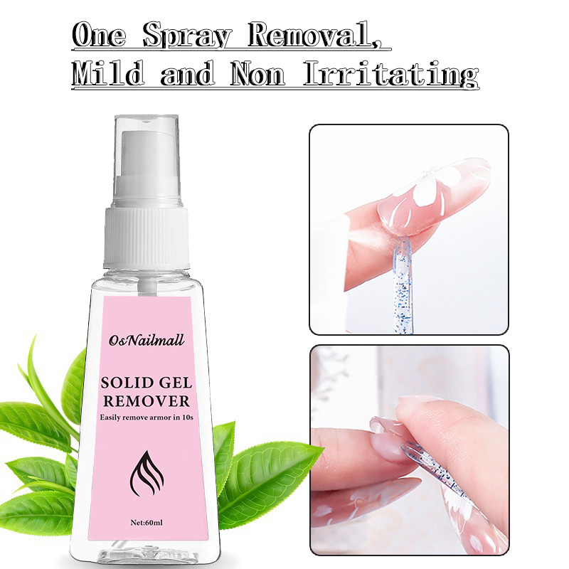 60มิลลิลิตรกาวเล็บ น้ํายาล้าง กาวปิดสําหรับกดบนเล็บใสแข็งเล็บกาวเล็บปลอมกาว น้ํายาล้าง ทําเอง เครื่องมือทําเล็บ