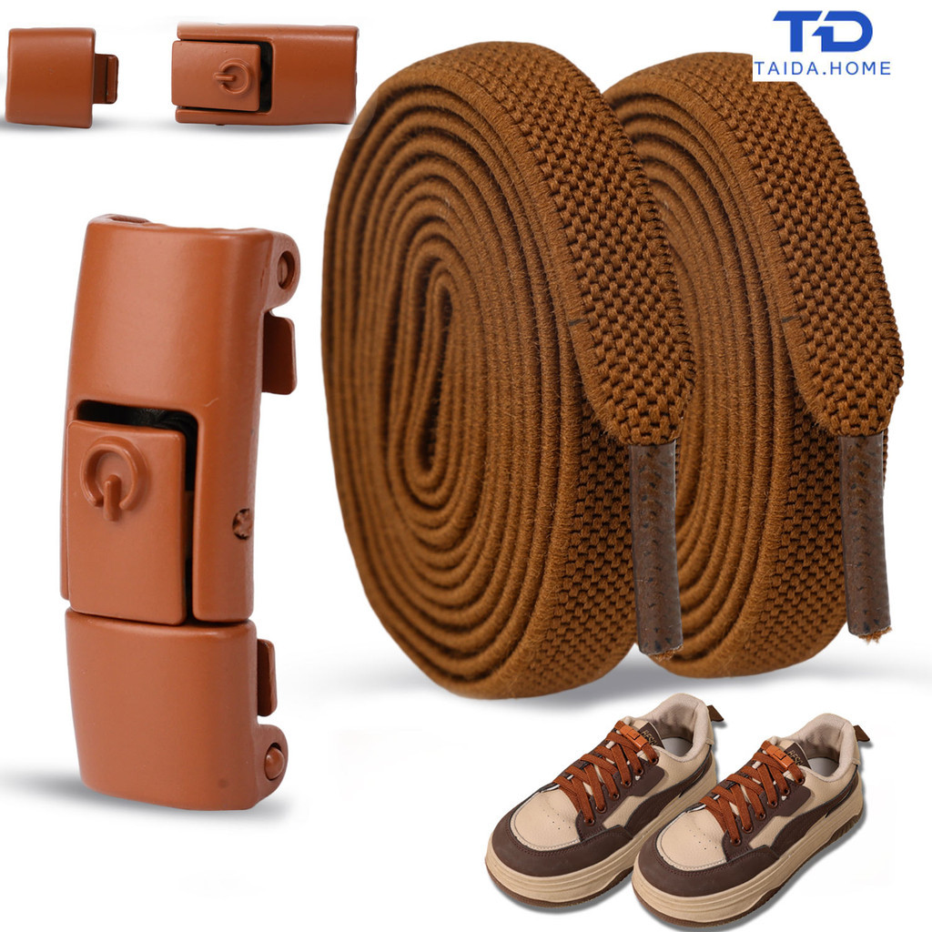 โดยไม่ต้องผูกกดล็อคเชือกผูกรองเท้า-โดยไม่ต้องผูกลูกไม้ยืดหยุ่น-เด็กผู้ใหญ่เชือกผูกรองเท้ารองเท้าอุปกรณ์เสริม