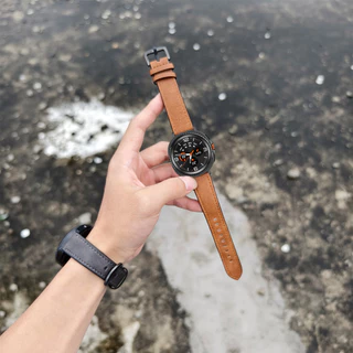 สายหนังแบบสปอร์ตสําหรับ Samsung Galaxy Watch 8 44 มม.40 มม.นาฬิกา 8 สายคลาสสิกผู้ชายสําหรับ Galaxy Watch Ultra 2025 47 มม.อุปกรณ์เสริมสร้อยข้อมือ Band