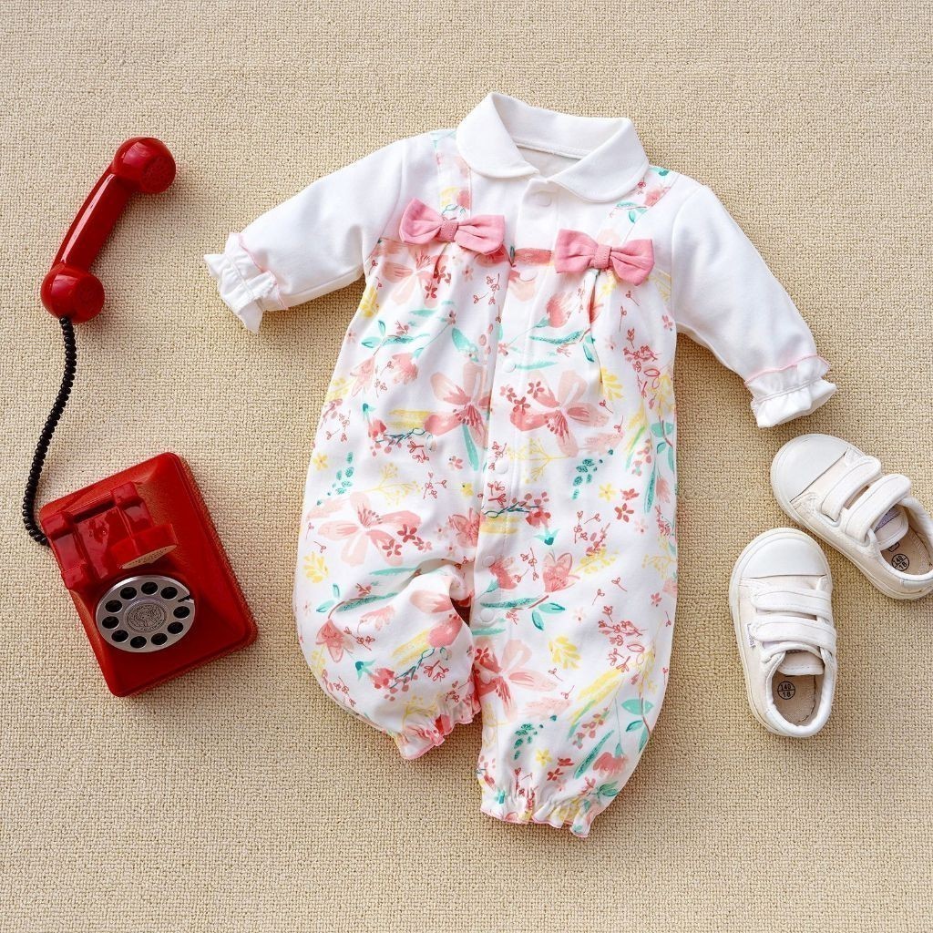 ชุดนอนเด็กอ่อน แขนยาว ขายาว ผ้าคอตตอน ผ้านิ่มใส่บาย พร้อมส่งจากไทย