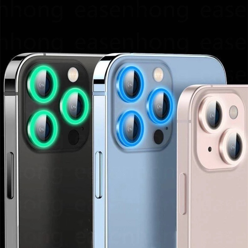 1ชุด2-3Pcs Luminous ฟิล์มกล้อง เรืองแสง For iPhone 17 16 15 14 13 12 11 Pro Max Air Plus Mini กระจกกล้อง กล้องหลัง ฟิล์ม ราคา ถูกที่สุด ดีลบีเคเค แกลเลอรีภาพที่ 8