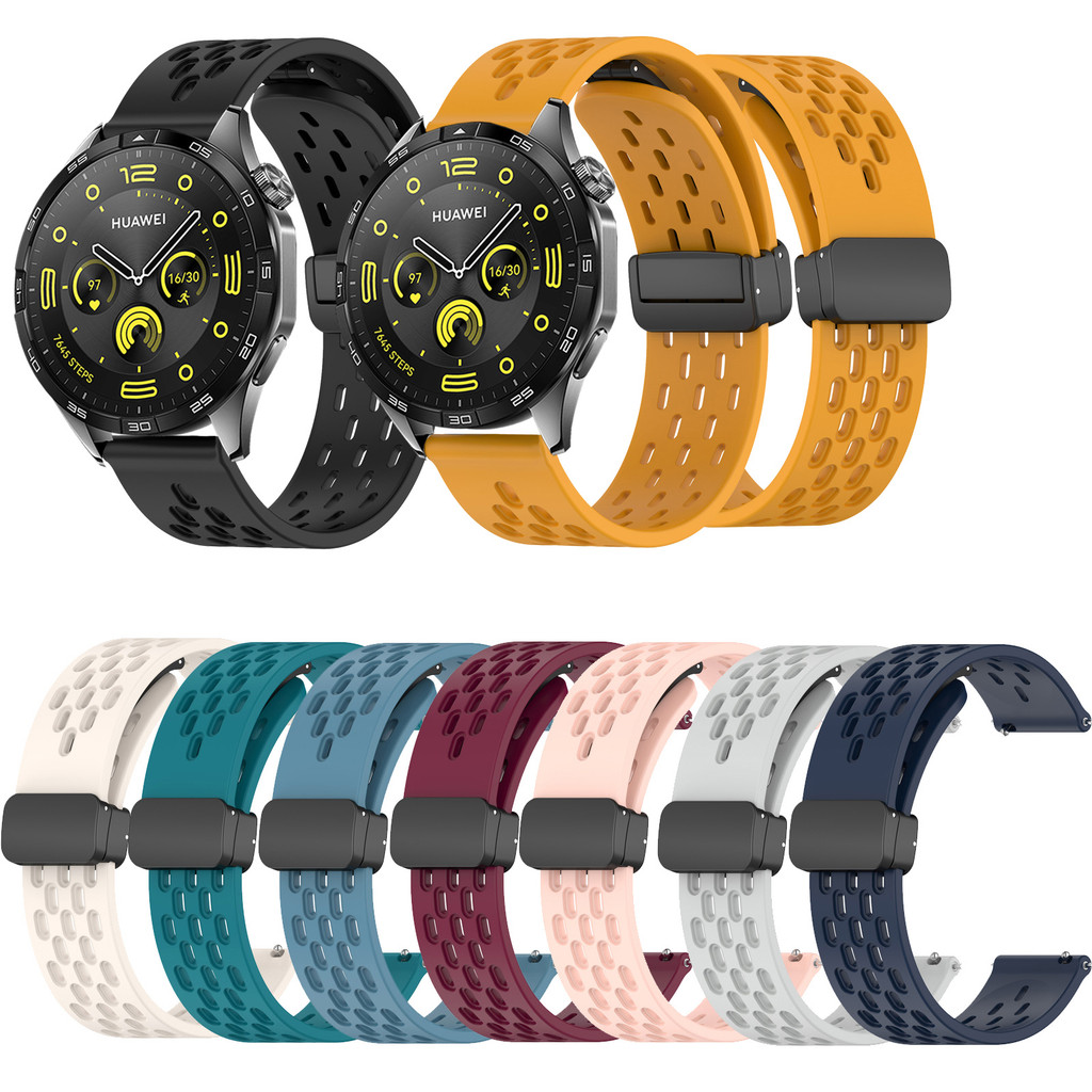 ซิลิโคนแม่เหล็ก Clasp สําหรับ Huawei นาฬิกา GT6 6 pro GT 2 3 4 5 6 GT2e GT3 SE GT2 Pro GT3 Pro GT4 P