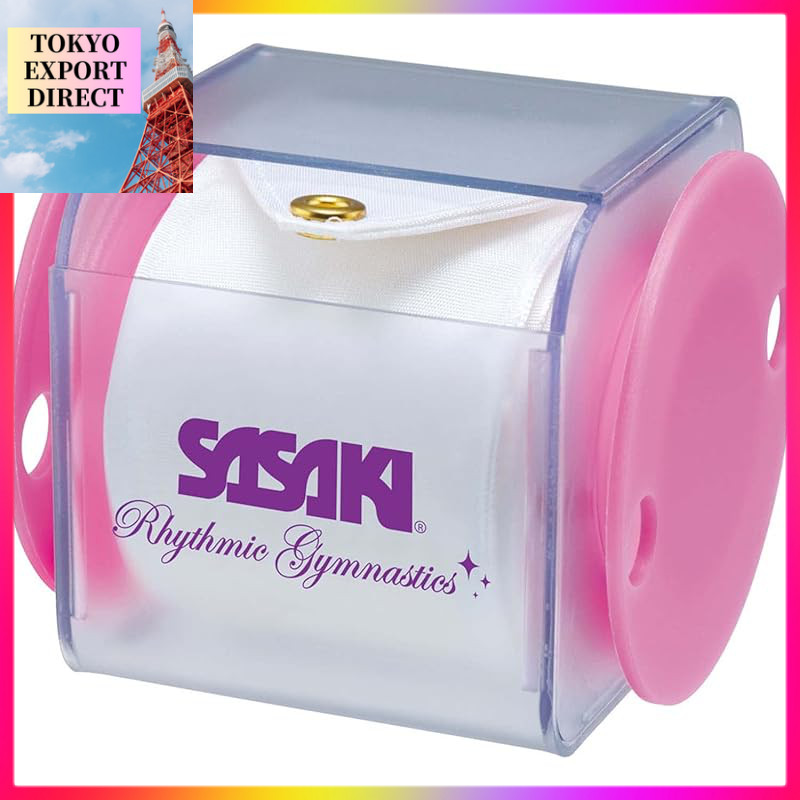 SASAKI Rhythm Gymnastics Ribbon Storage Case - Pink/Purple & Lavender/Neon Pink Variants[DIRECT FROM
