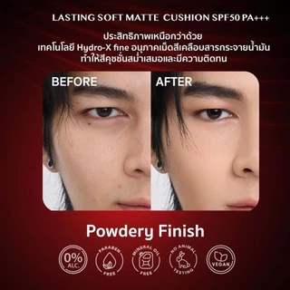 ( Flashsale) CHAT LASTING SOFT MATTE CUSHION SPF50 PA+++ คุชชั่นเหมยตู