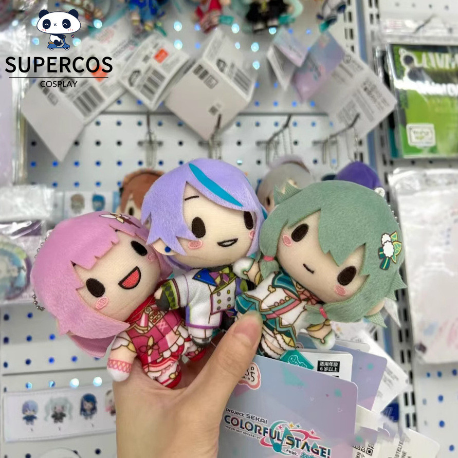 โครงการ Sekai Plush 10 ซม.Mafuyu Mizuki Nene Emu Ena Kanade Shiraishi ผ้าฝ้ายตุ๊กตาน่ารักตุ๊กตาของเล