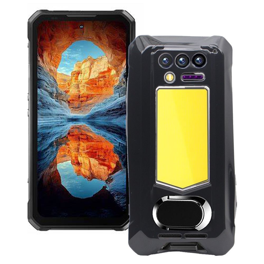 เหมาะสําหรับ Oukitel WP100 Titan เคสโทรศัพท์ซิลิโคนนุ่มแหวนพุดดิ้ง Ouqi ฟิล์มนิรภัย TPU กรณี