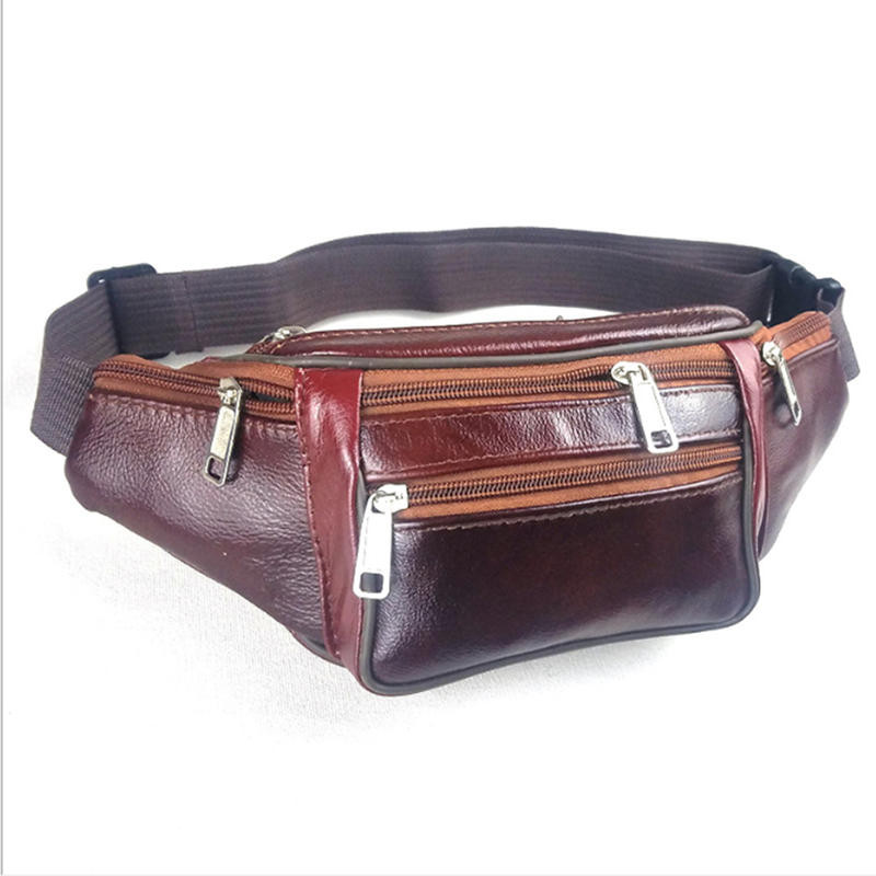 MFT-1Pc Mens PU กระเป๋าคาดเอว Multi-Pockets Storage Fanny Pack 2025 กันน้ํากระเป๋าเดินทางกลางแจ้งกระ