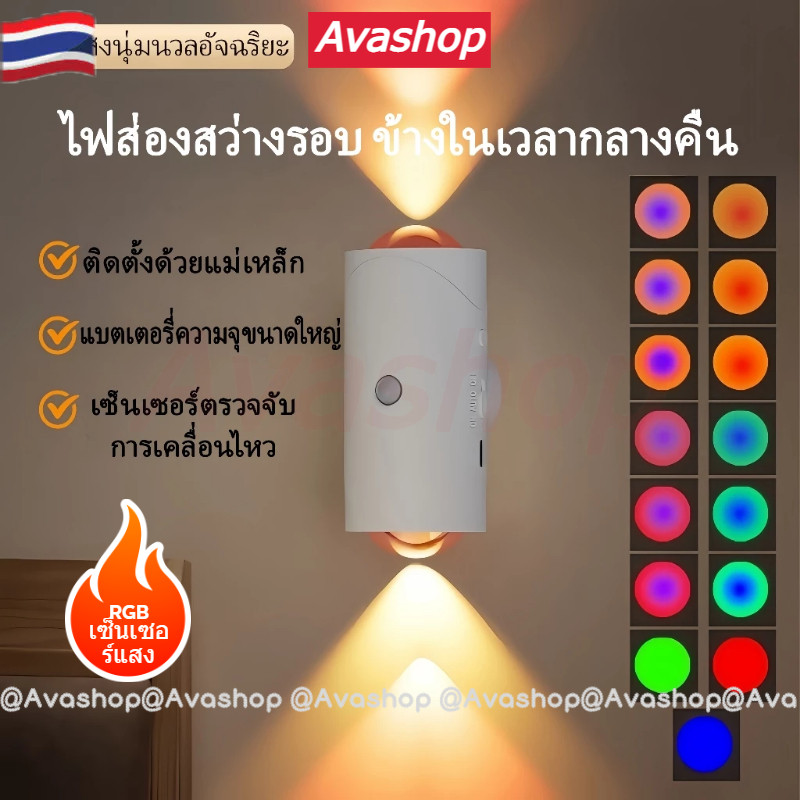 ปิดไฟ ไฟ LED ไฟชาร์จ เซ็นเซอร์เปิดไฟ การควบคุมอัตโนมัติ พับได้ ติดเอง ไฟพัดลมคริสตัล โคมไฟแม่เหล็กชาร์จไฟได้ เปิดไฟ มีประสิทธิภาพ