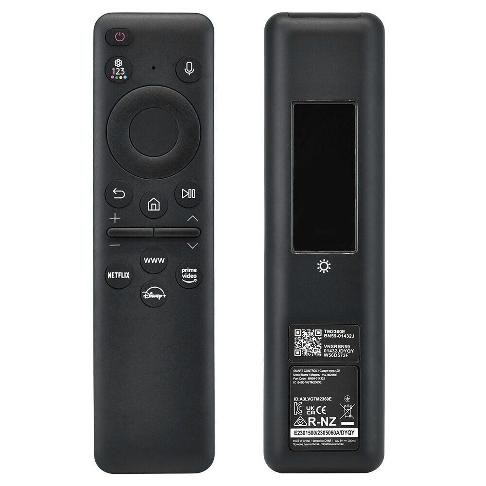 ใหม่ BN5901432J TM2360E Solar Cell Voice Remote สําหรับ 2023 Samsung TV QN85C CU8000