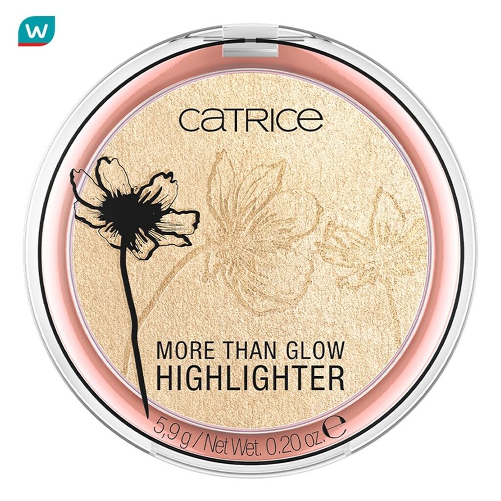 Catrice คาทริซ มอร์ แดน โกลว์ ไฮไลท์เตอร์ 5.9ก. 010 อัลติเมต เพล็ทตินั่ม แกลซ