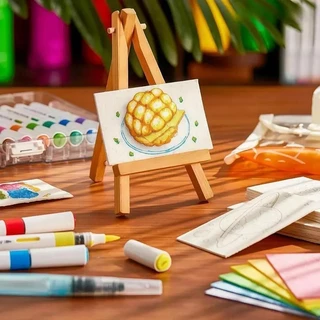 Ohayo โฟมภาพวาดกระดาษ ชุดปากกามาร์คเกอร์ 12 ชิ้น Puffy Texture กระดาษ Magic 3d Art วาดกระดาษสําหรับเด็ก