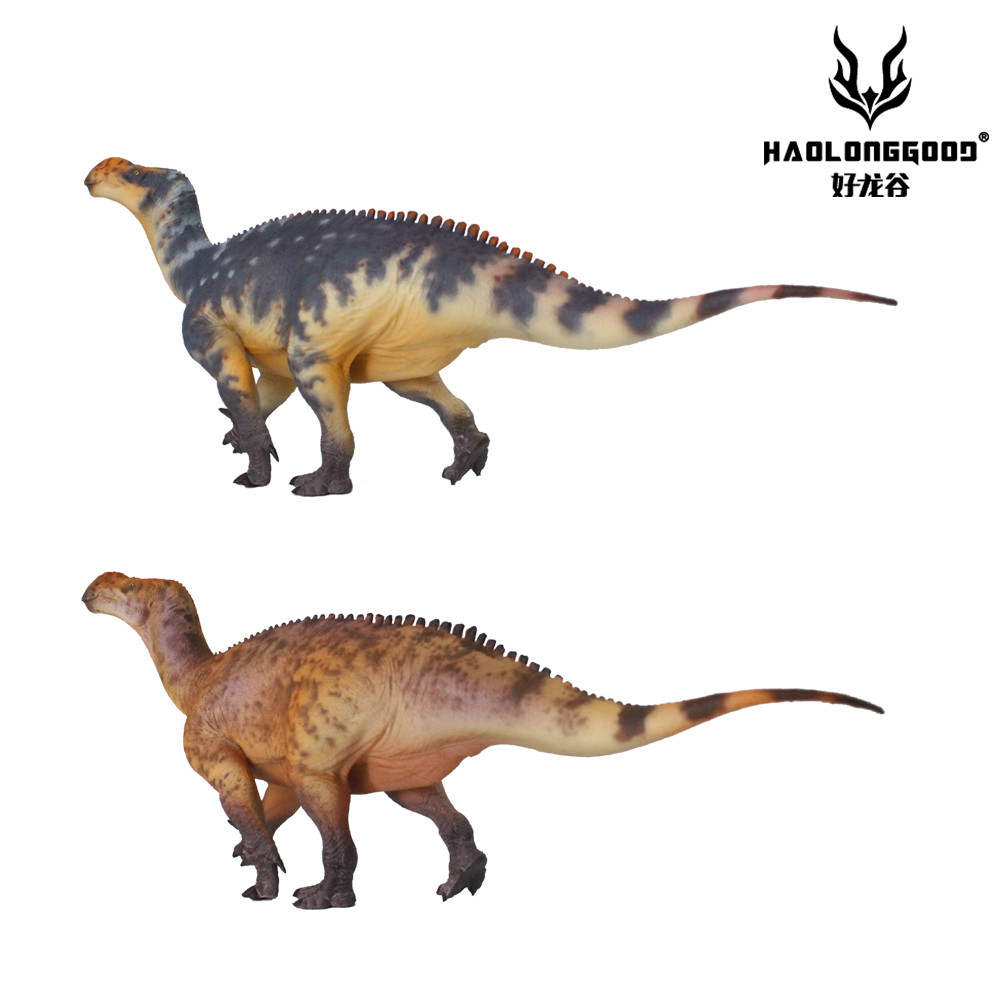 Haolonggood Model ของเล่นสัตว์ไดโนเสาร์ Iguanodon