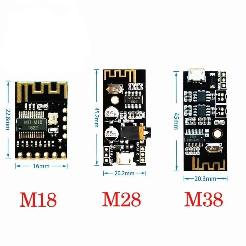 MH-MX8 โมดูลเสียง MP3 บลูทูธ 4.2 5.0 บอร์ดถอดรหัส M18 M28 M38