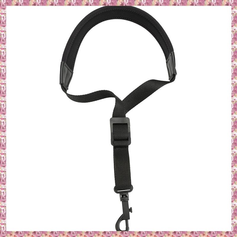 [VCR] สายคล้องคอแซกโซโฟนเบาะแบบปรับได้ Sax พร้อมตะขอ Snap ชิ้นส่วนและกาแฟแซกโซโฟนและอุปกรณ์เสริม