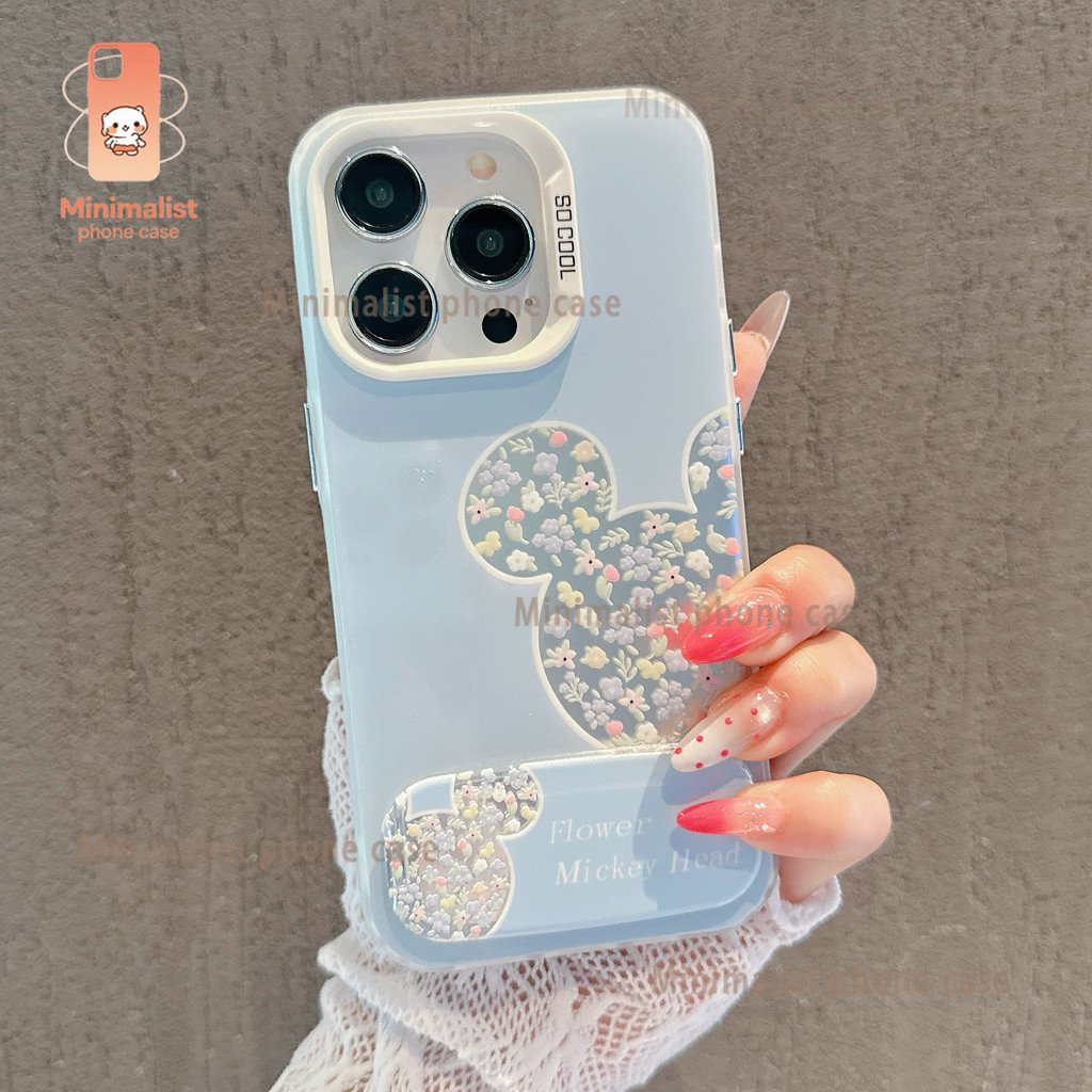 เคส iPhone 16/15/14/13/12/X กันกระแทก + สายรัด - ลายการ์ตูนน่ารักสําหรับ 11/SE/7/8 Plus C-RLDP1480CY