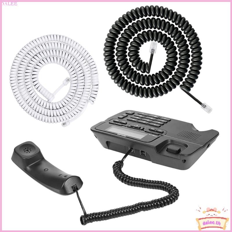 DALE RJ11 RJ9 4P4C โทรศัพท์ HandsetsCord โทรศัพท์สําหรับการสื่อสารที่ชัดเจน