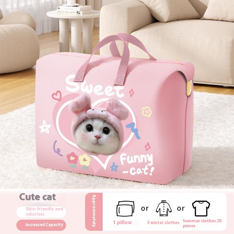 ผ้านวมเด็กอนุบาลผ้าปูที่นอนกระเป๋าเก็บกระเป๋าการ์ตูนน่ารักความจุขนาดใหญ่ถุงบรรจุมือถือผ้านวม ถุง - รูปที่ 7