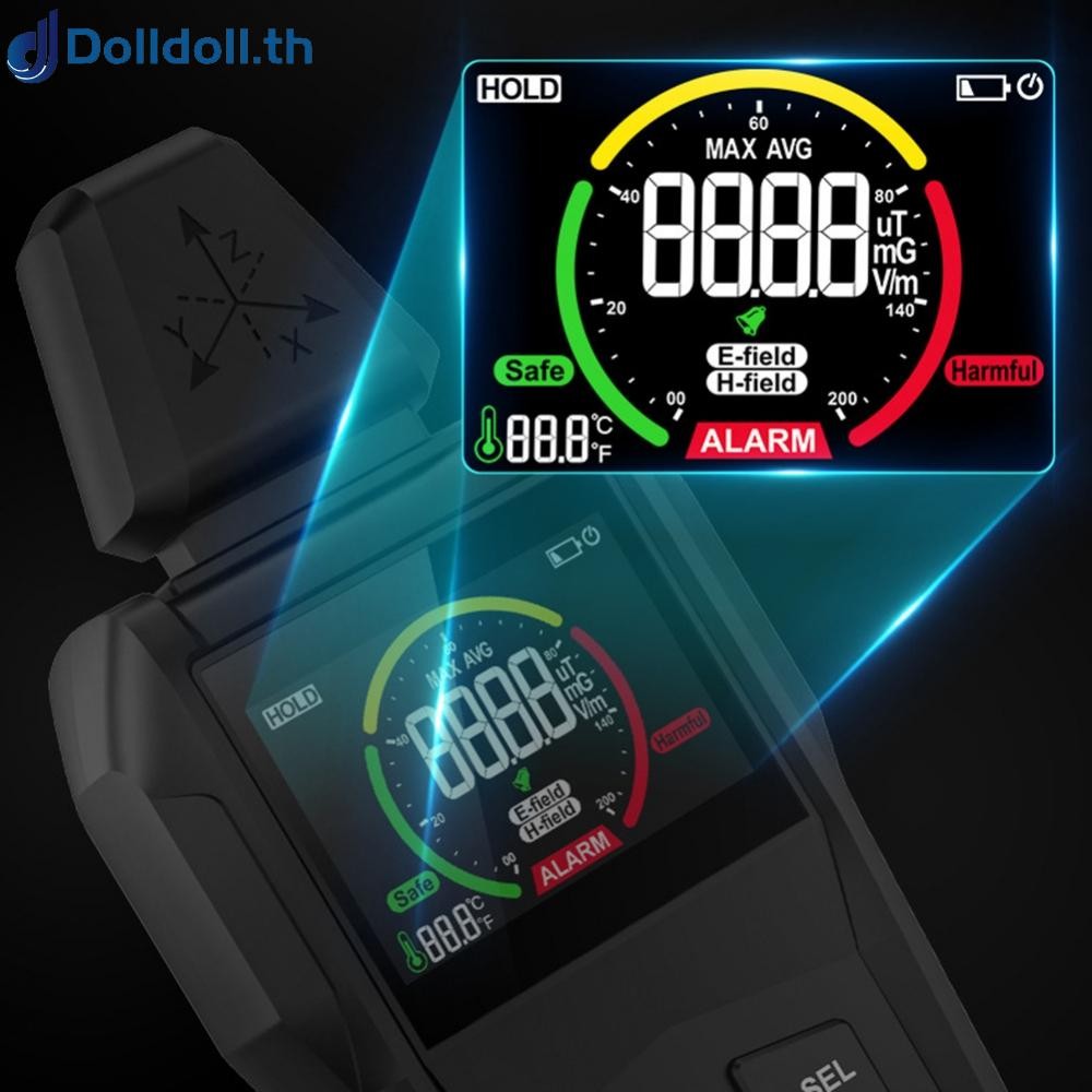 [Dolldoll]EMF01 Radiation Detector with Data Storage for Accurate Environmental Monitoring