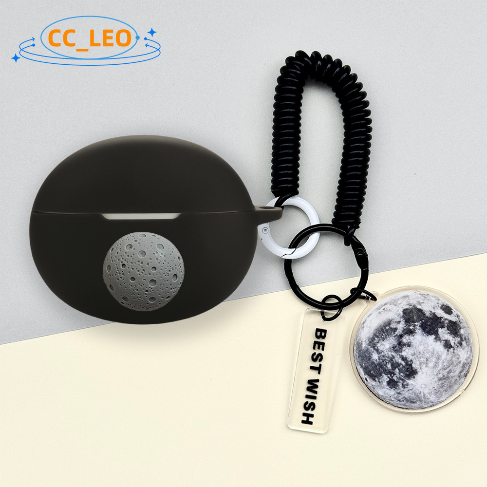 Case for OnePlus Buds 4 Cartoon Piglet Cute Bear Keychain Pendant Silicone Soft Case Suitable for On