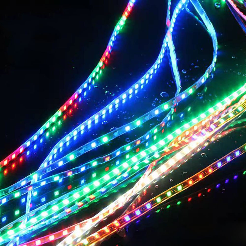 ไฟวิ่ง แถบไฟแต่งรถ 90cm ไฟ LED Strip 12V ไฟตกแต่งรถยนต์ แถบไฟกันน้ํา ไฟใต้ท้องรถ ไฟมะรุม(XX65)