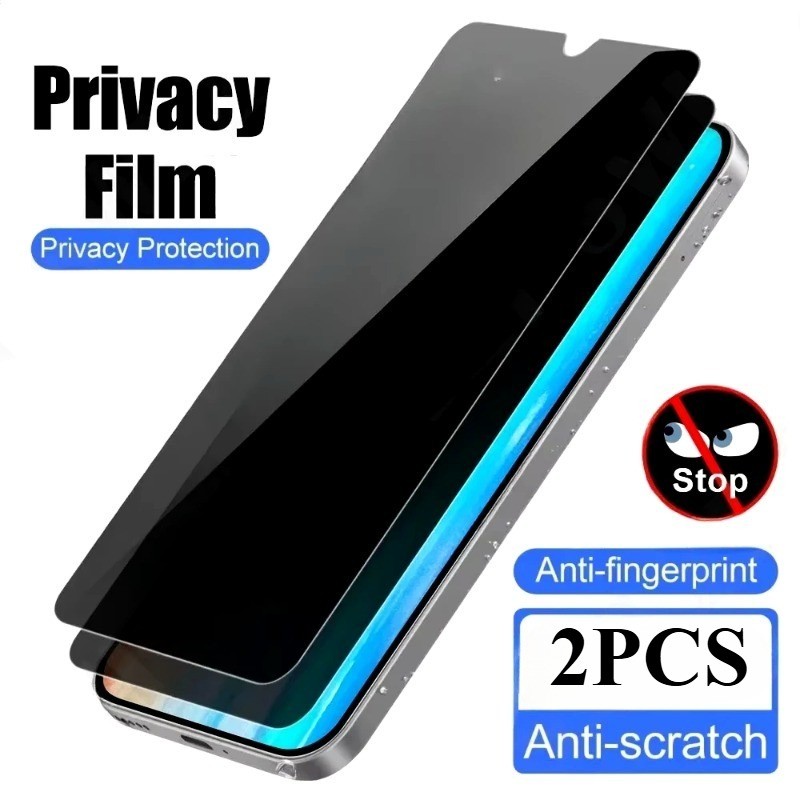 2PCS Clear HDฟิล์มแก้วสําหรับUmidigi Power 7S 7 5S 5 One Max Anti Spyความเป็นส่วนตัวโทรศัพท์ป้องกันห